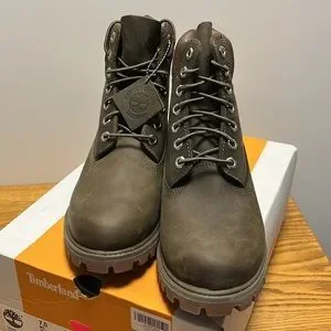 Timberland Premium 6 Inch Boots Waterproof Full Grain Olive NEW with Box… Timberland | Shoes | Timberland Premium 6 Inch Boots  main image 3